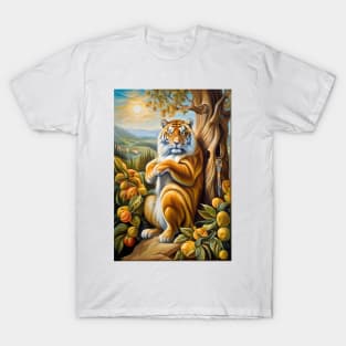 Majestic Reverie: Tiger's Oasis T-Shirt